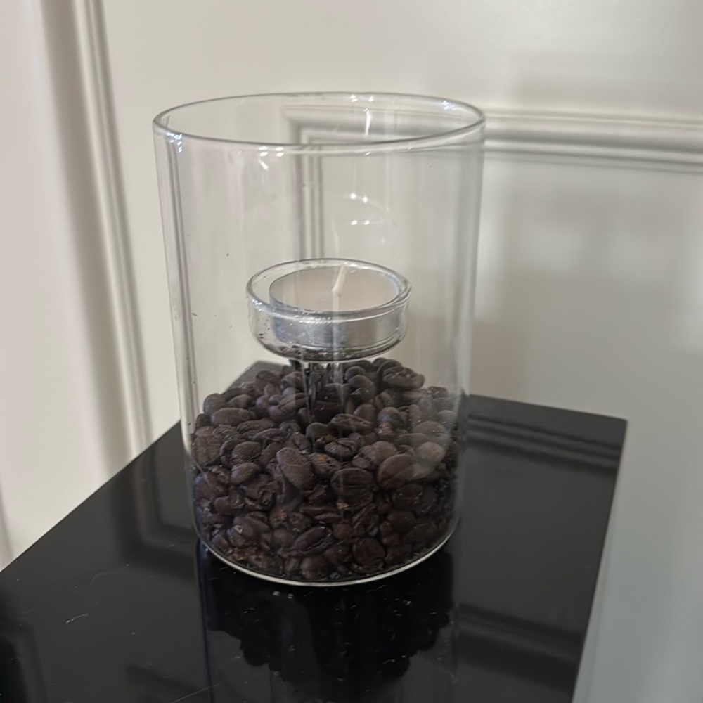 Crate&Barrel candle holder can put anything inside